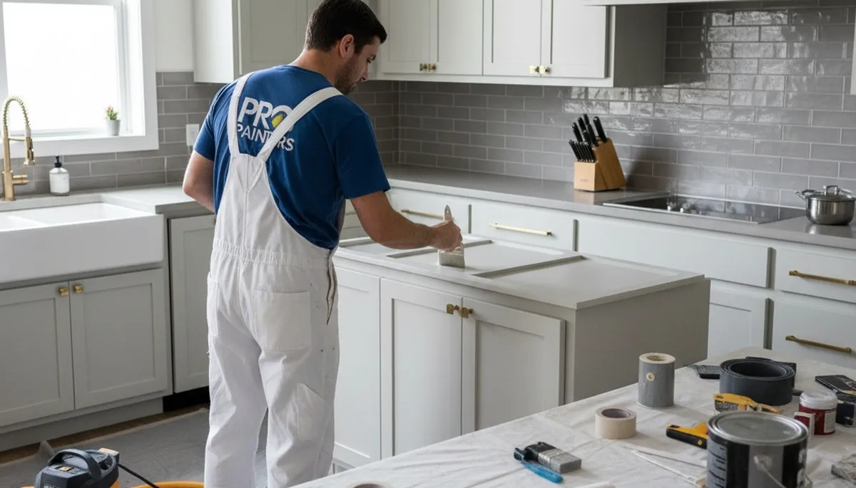 Professional cabinet painting in Lakeland, FL for updated kitchen finishes and smooth painted surfaces