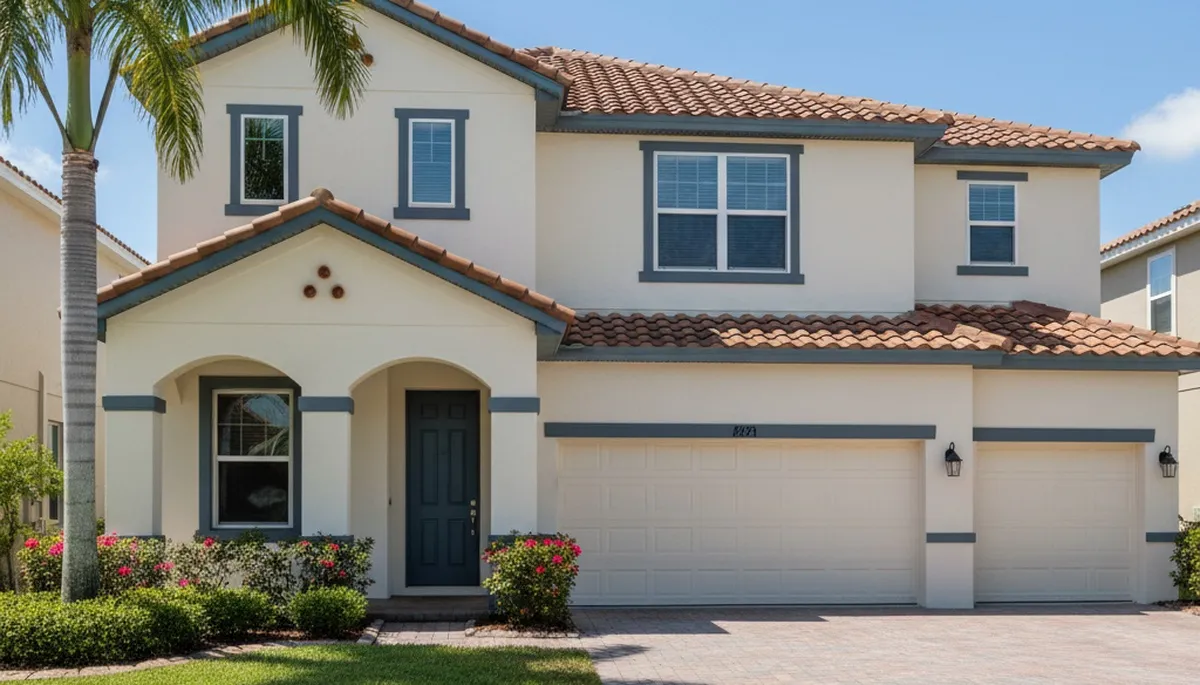 Fresh exterior house painting in Lakeland FL with smooth, weather-resistant finish boosting home value