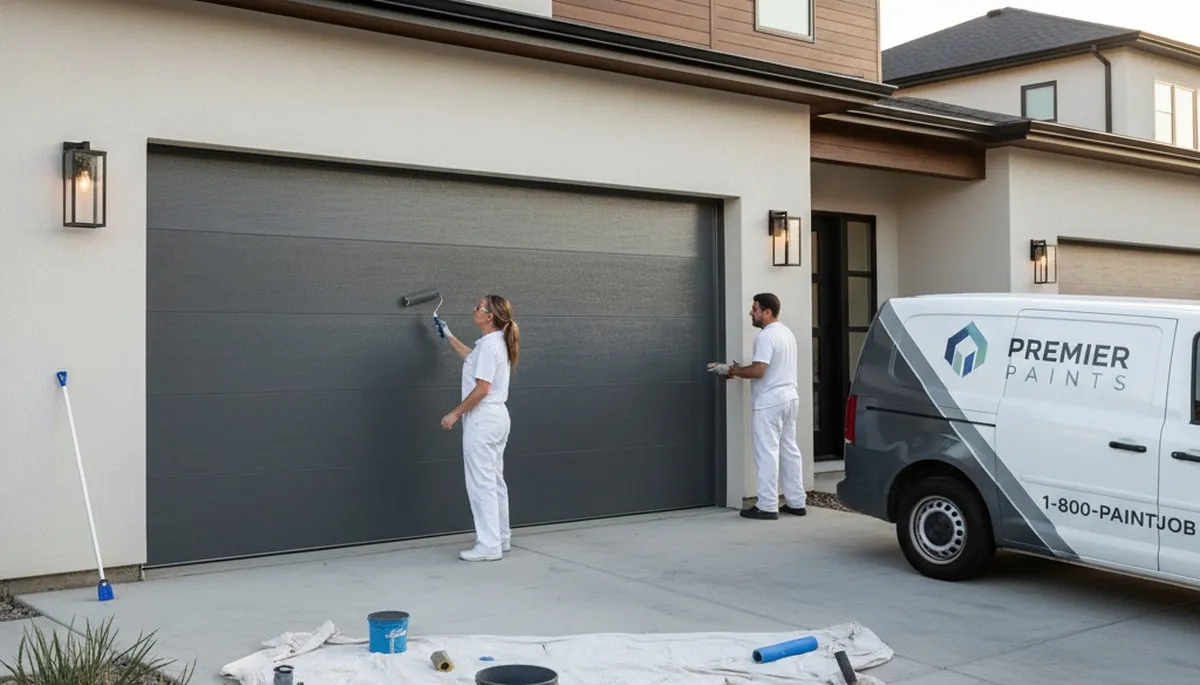 Professional garage door painting in Lakeland FL for durable, sun-resistant curb appeal finishes