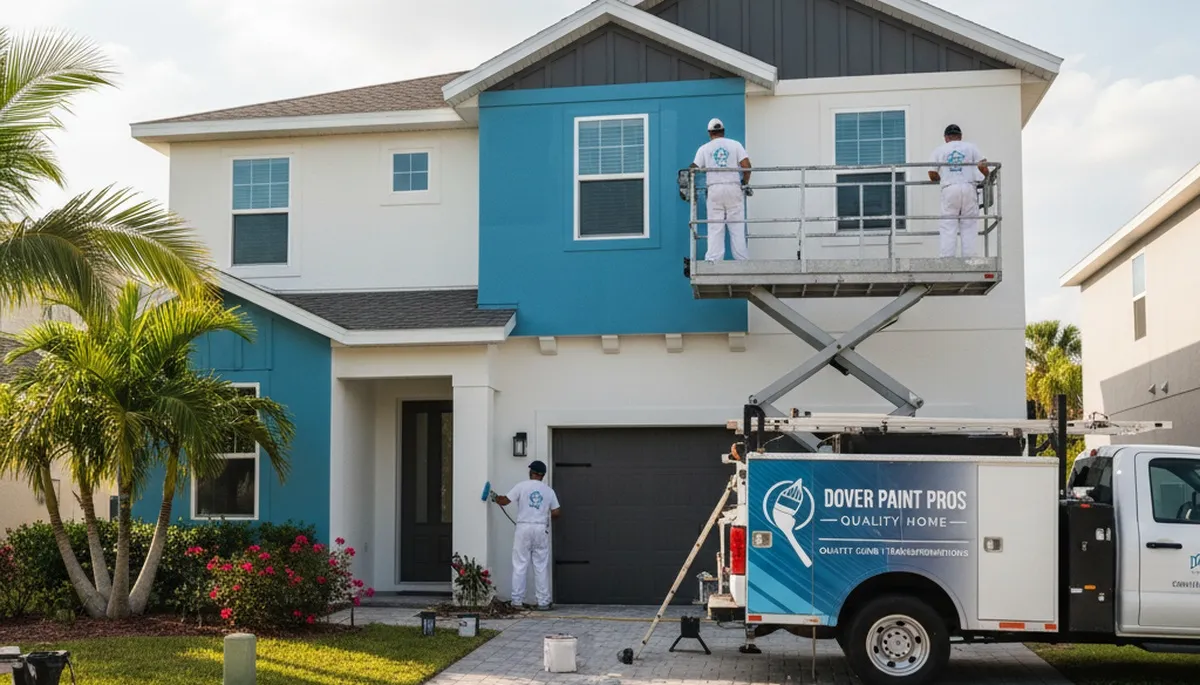 Professional house painting services in Lakeland, FL for residential exterior and interior projects