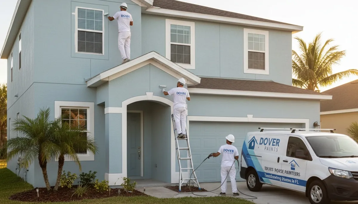 Professional house painters in Lakeland, FL providing exterior and interior painting services