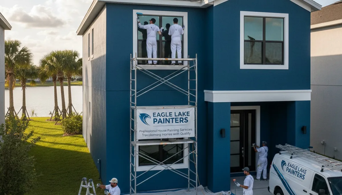 Professional house painting service in Lakeland, FL for residential interior and exterior projects
