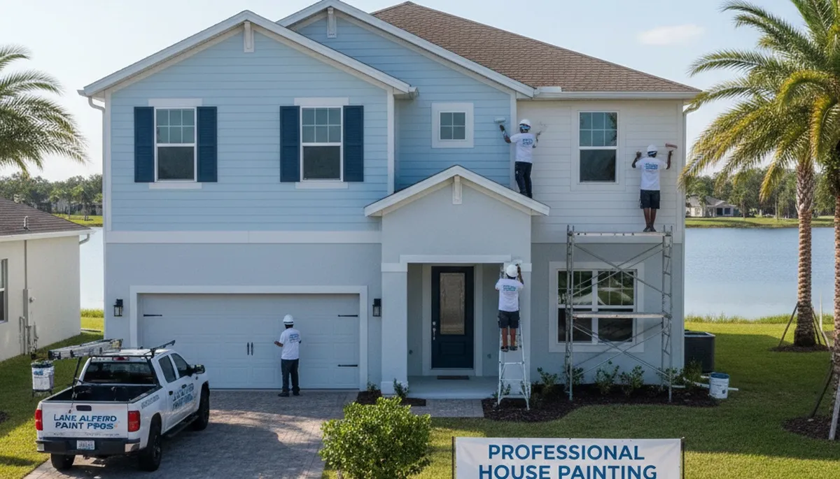 Professional house painters serving Lakeland, FL with quality interior and exterior painting services