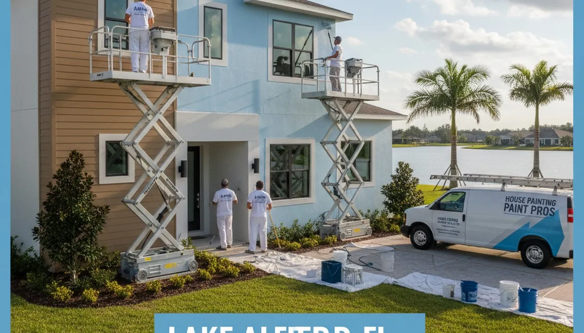 Professional house painters in Lakeland, FL providing exterior and interior painting services