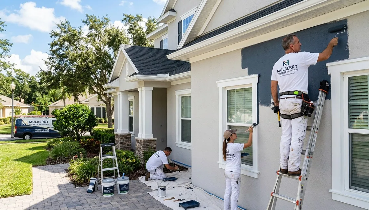 Professional house painters providing exterior painting services in Lakeland FL homes