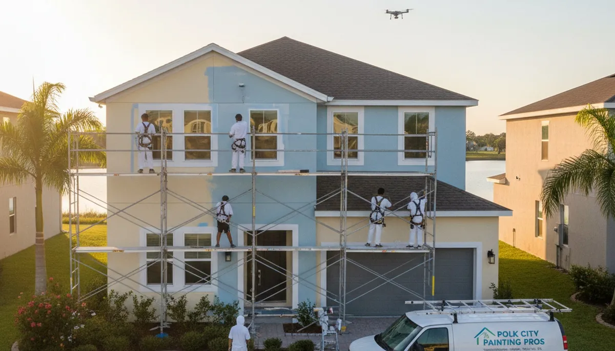 House painters in Lakeland, FL providing professional exterior and interior painting services