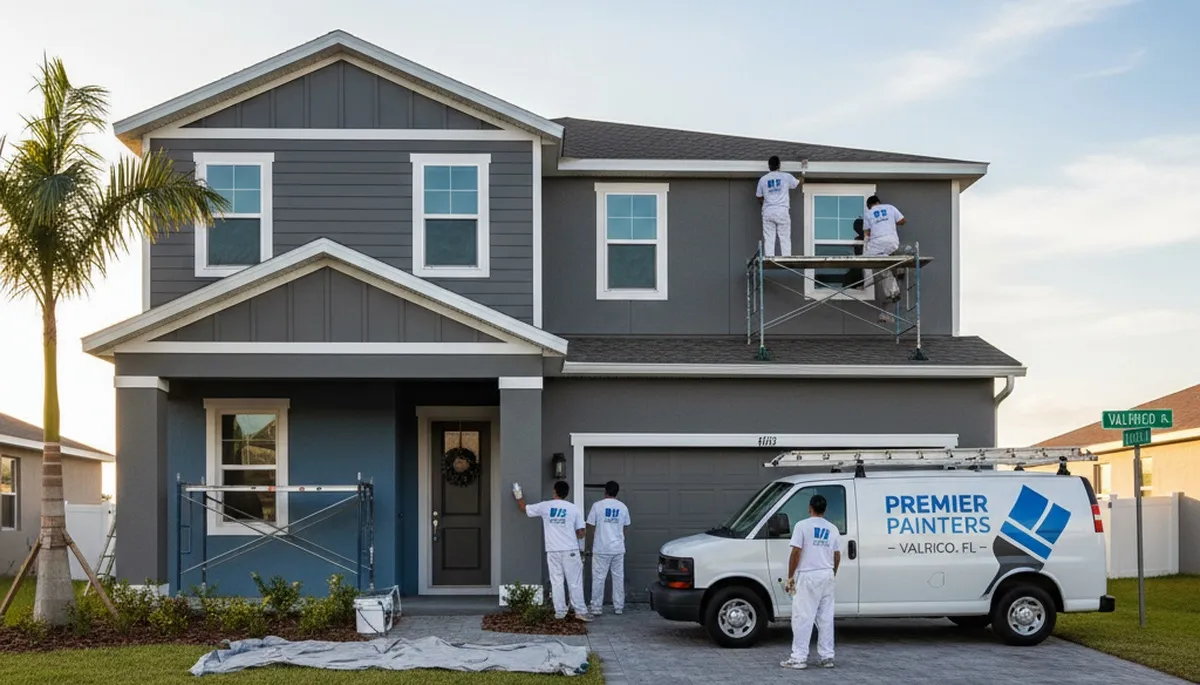 Lakeland, FL house painters providing professional interior and exterior painting services
