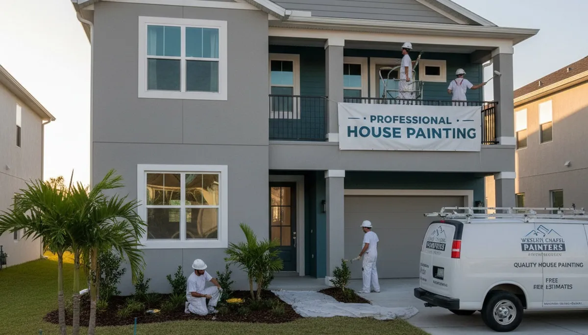 Professional house painting services in Lakeland, FL for residential interior and exterior projects